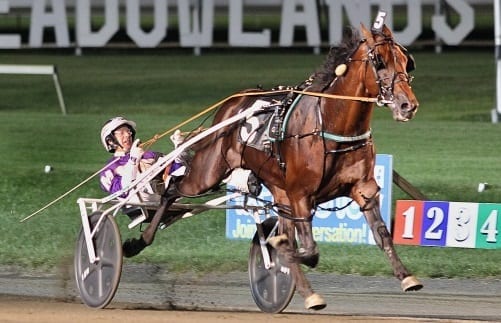It was the third straight world record performance for Always B Miki and David Miller, this time a 2:01.1 mark for the 1 1/8th distance that was lowered later in the card by Lady Shadow in the Golden Girls | Michael Lisa