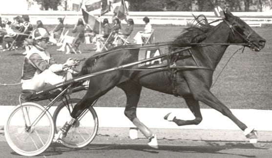 Billy Haughton and his first Hambletonian winner Christopher T