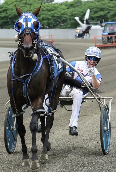 Scott Zeron recorded his fastest career win when he drove Shamballa to a 1:47.1 victory in the U.S. Pacing Championship a few races before the driver scored his richest career win with a triumph in the $1 million Hambletonian | Michael Lisa