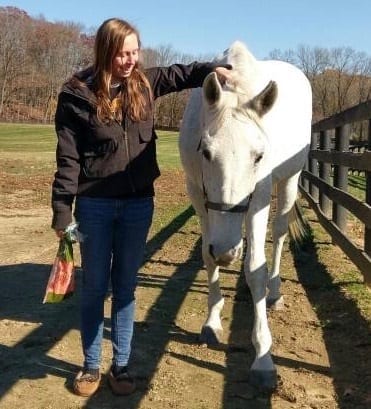 Neverhaveneverwill and her angel Kelly Detweiler of Bluestone Farms of New Jersey. | Courtesy Mitchel Skolnick