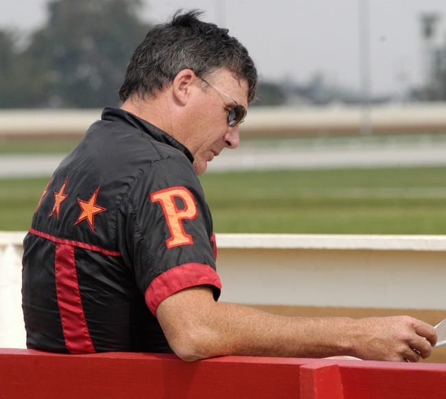 Brett Pelling (shown at Red Mile more than 10 years ago) has his paperwork in order and hopes to be racing regularly soon | Dave Landry