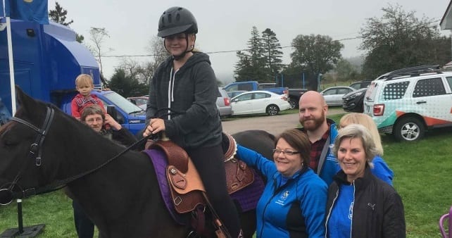 Bo has been the perfect horse for Jayden to ride | Courtesy Children's Wish Foundation of Canada / Nova Scotia Chapter