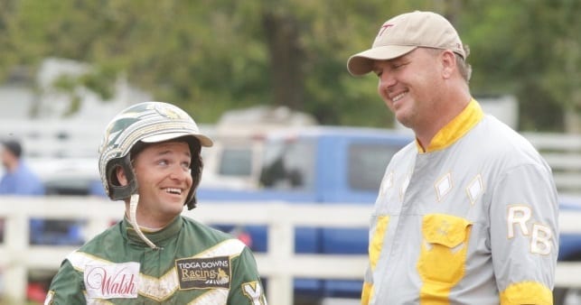 It was a banner year for Driver of the Year Yannick Gingras (left) and Ron Burke, trainer of Horse of the Year and Trotter of the Year Hannelore Hanover | Dave Landry