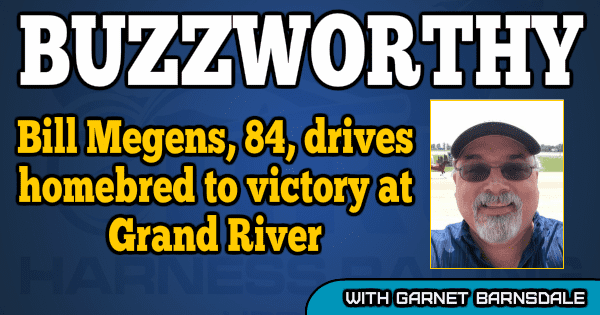 Bill Megens, 84, drives homebred to victory at Grand River