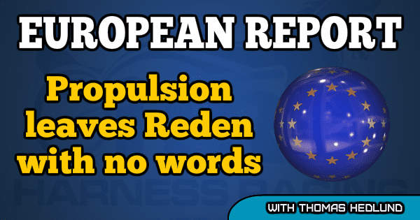 Propulsion leaves Redén with no words