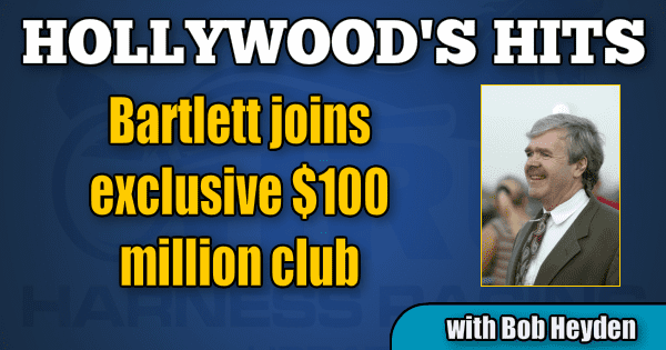 Bartlett joins exclusive $100 million club