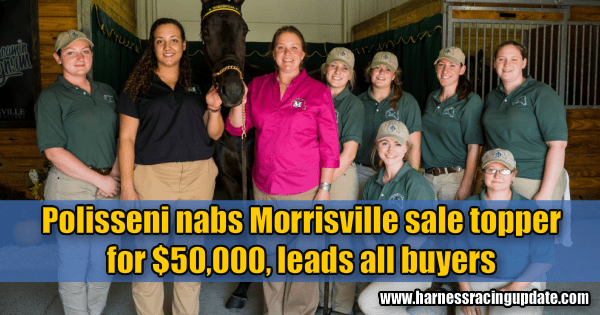 Polisseni nabs Morrisville sale topper  for $50,000, leads all buyers