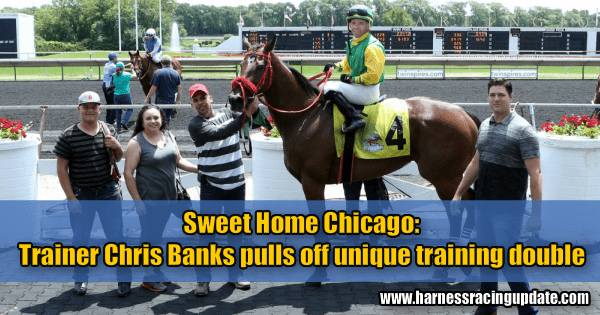 Sweet Home Chicago: Trainer Chris Banks pulls off unique training double