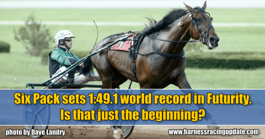 Six Pack sets 1:49.1 world record in Futurity. Is that just the beginning?
