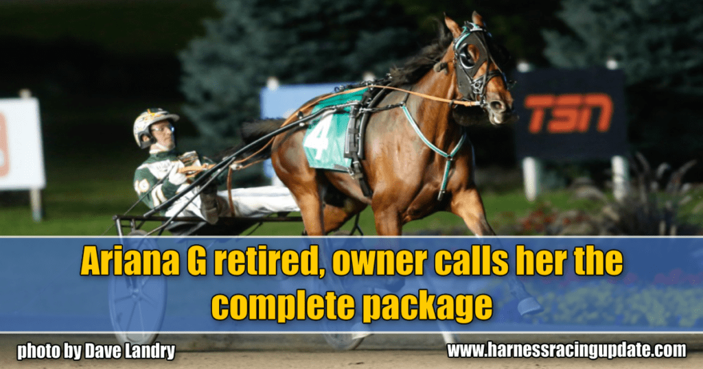 Ariana G retired, owner calls her the complete package