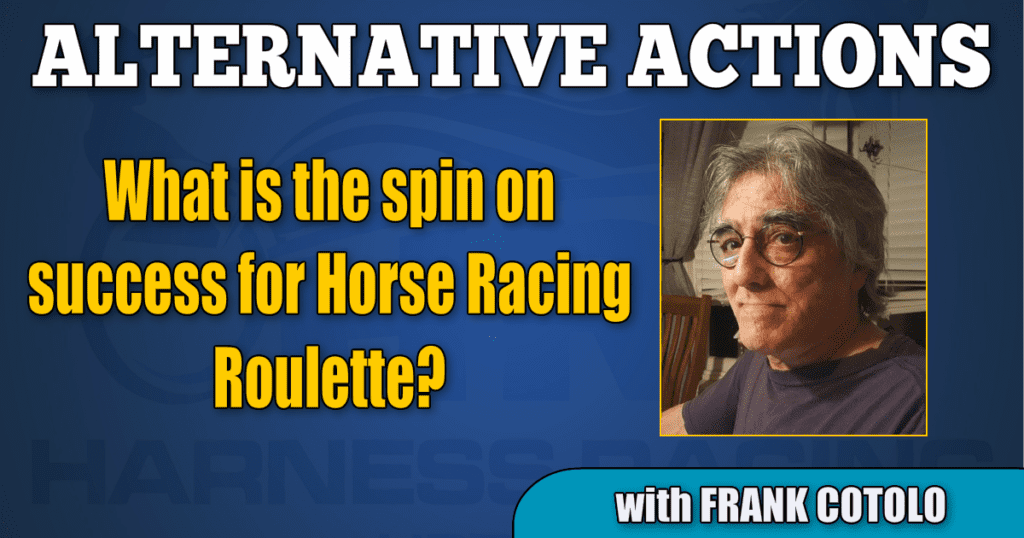 What is the spin on success for Horse Racing Roulette?