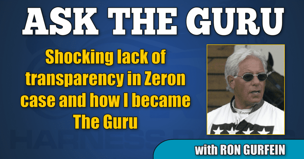 Shocking lack of transparency in Zeron case and how I became The Guru
