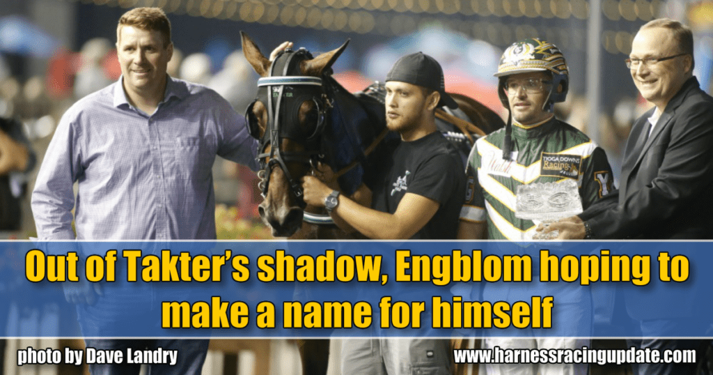 Out of Takter’s shadow, Engblom hoping to make a name for himself