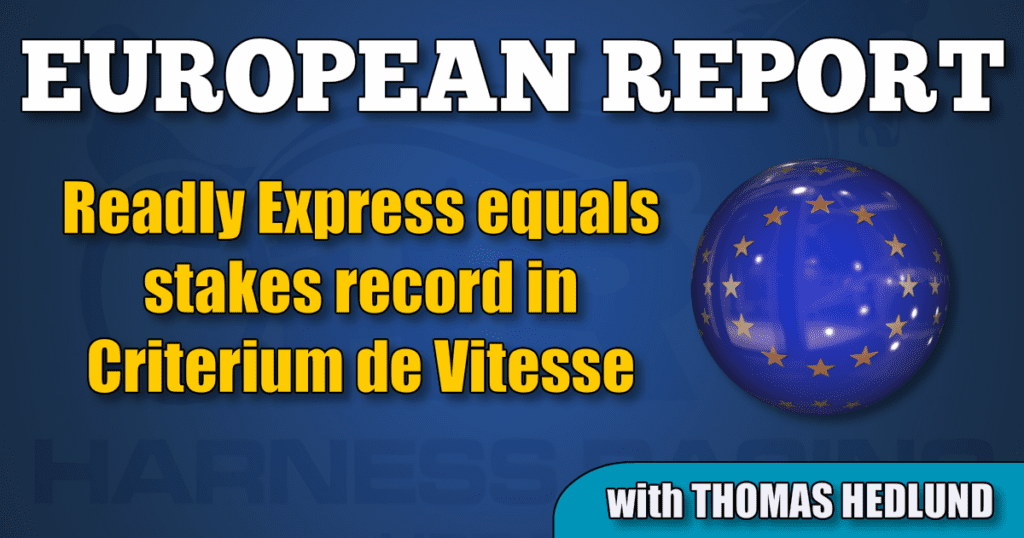 Readly Express equals stakes record in Criterium de Vitesse