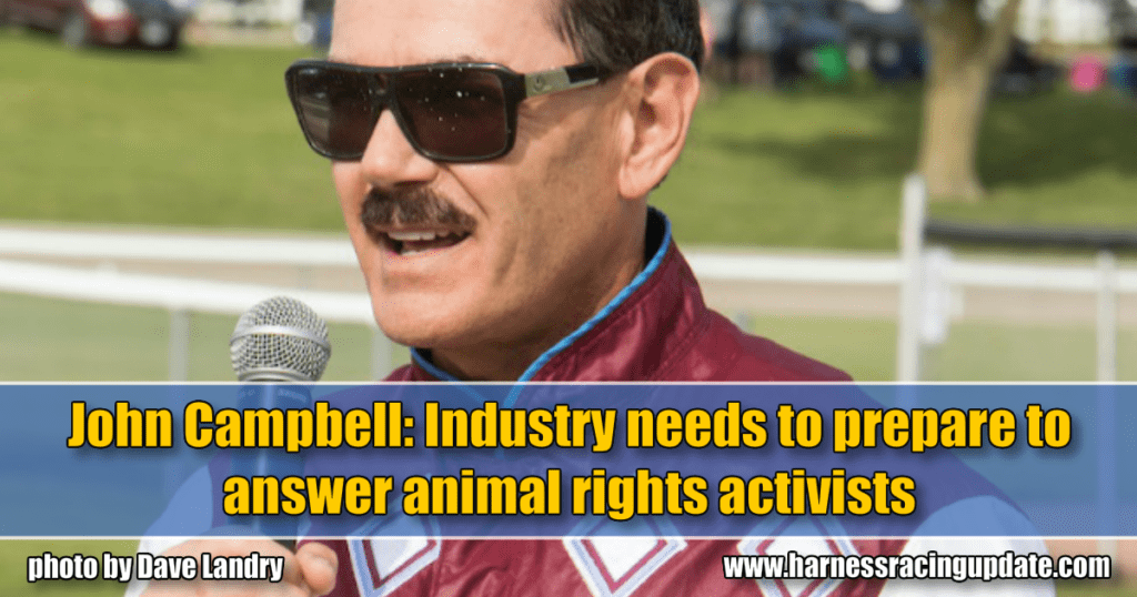 John Campbell: Industry needs to prepare to answer animal rights activists