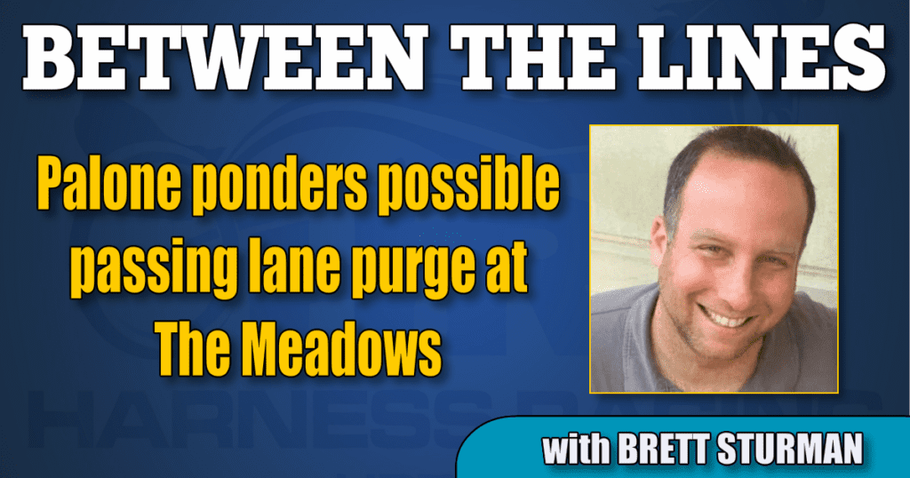Palone ponders possible passing lane purge at The Meadows