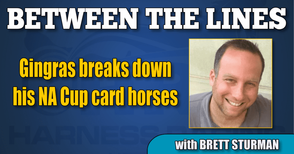 Gingras breaks down his NA Cup card horses
