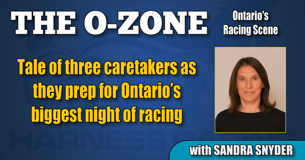 Tale of three caretakers as they prep for Ontario’s biggest night of racing