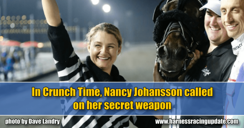 In Crunch Time, Nancy Johansson called on her secret weapon