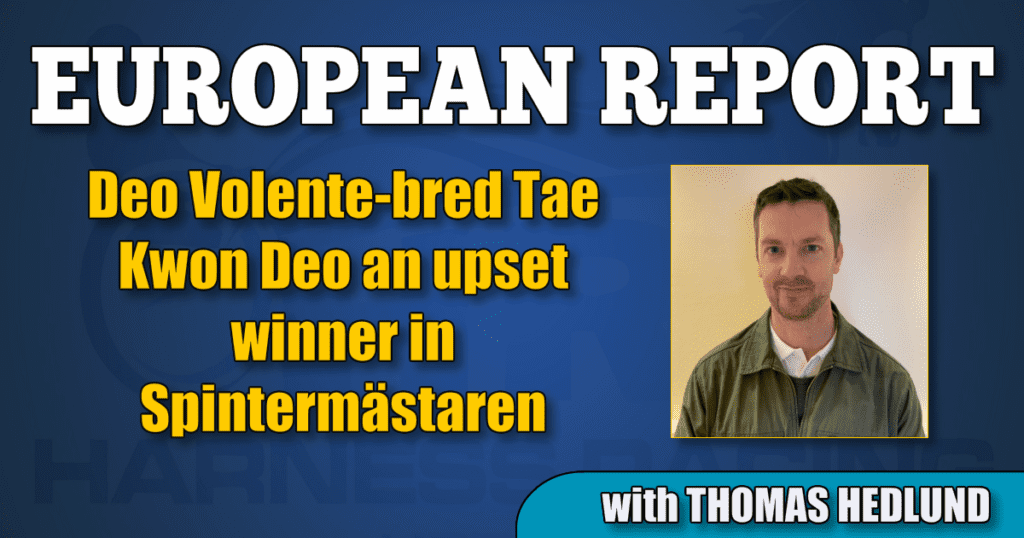 Deo Volente-bred Tae Kwon Deo an upset winner in Spintermästaren