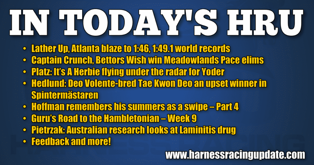 Lather Up, Atlanta blaze to 1:46, 1:49.1 world records Lather Up, Atlanta blaze to 1:46, 1:49.1 world records