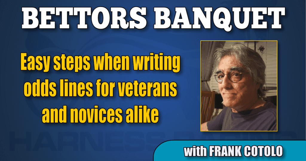 Easy steps when writing odds lines for veterans and novices alike