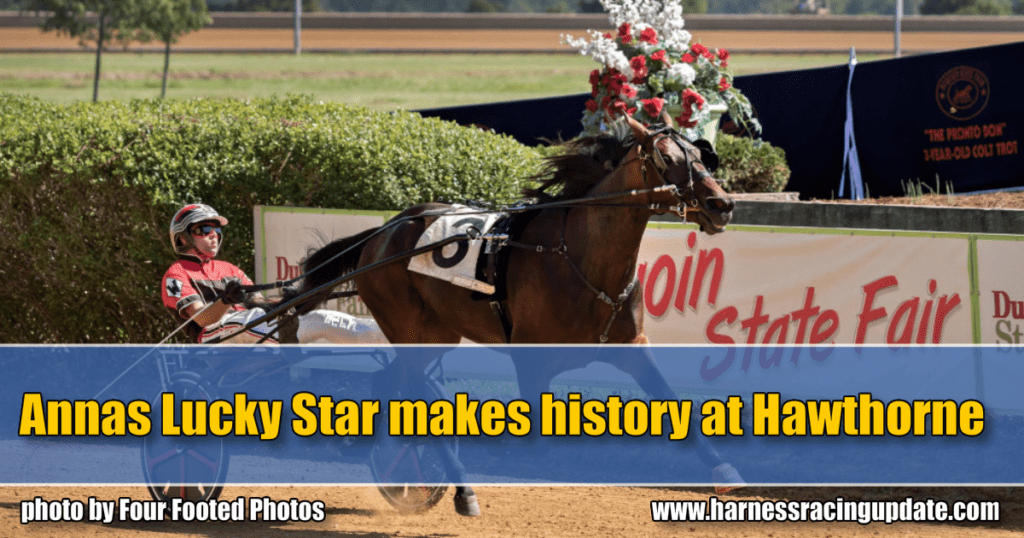 Annas Lucky Star makes history at Hawthorne