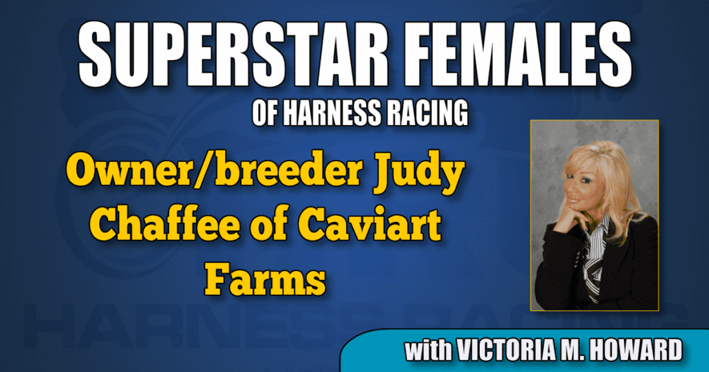 Owner/breeder Judy Chaffee of Caviart Farms