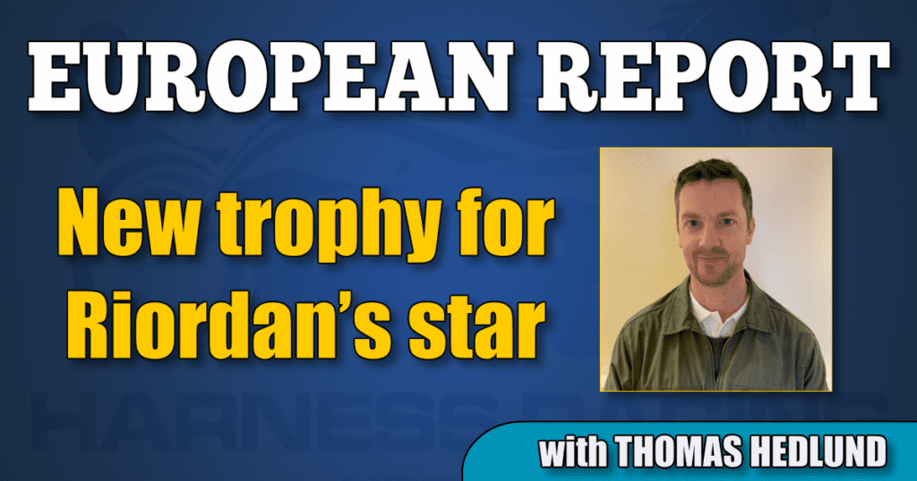 New trophy for Riordan’s star