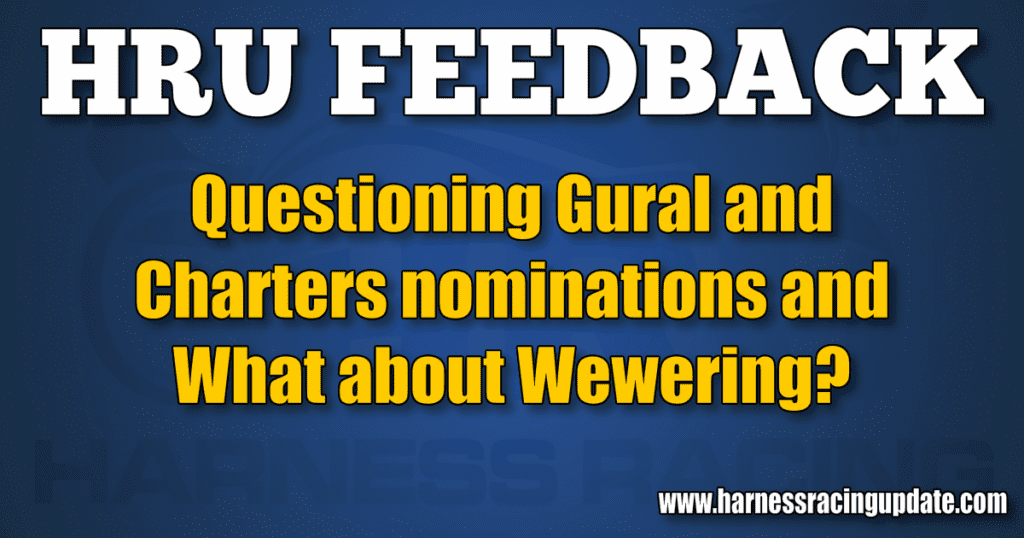 Questioning Gural and Charters nominations and What about Wewering?