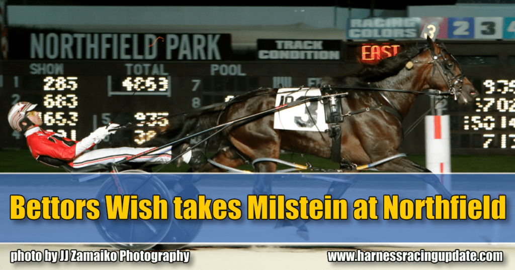 Bettors Wish takes Milstein at Northfield’