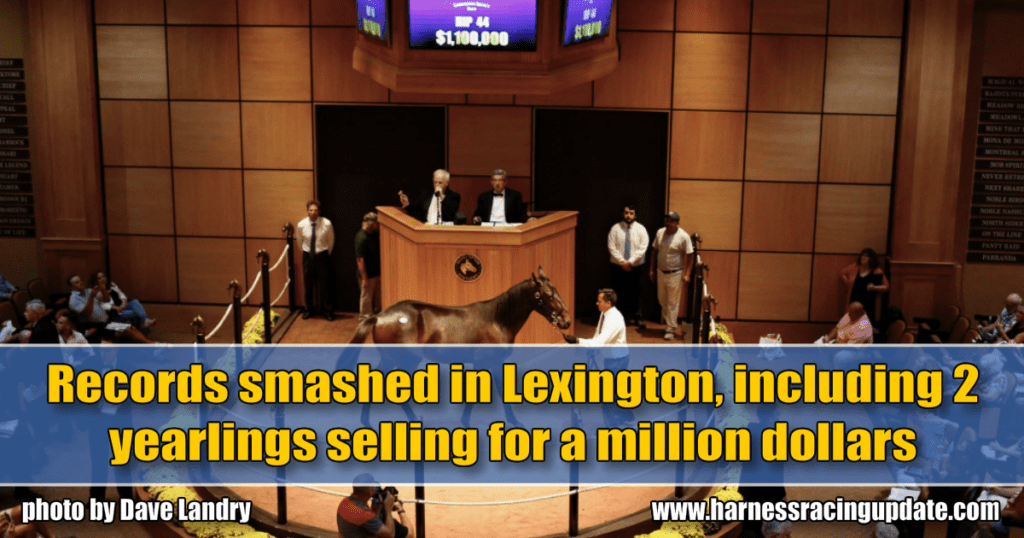 Records smashed in Lexington, including 2 yearlings selling for a million dollars