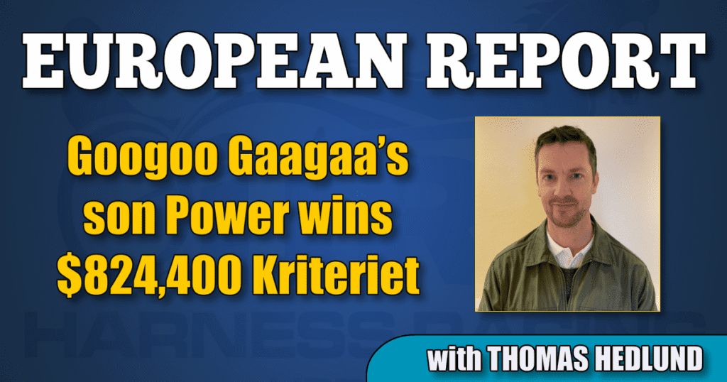 Googoo Gaagaa’s son Power wins $824,400 Kriteriet