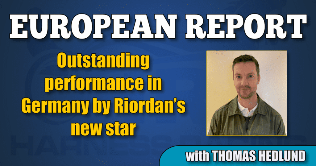 Outstanding performance in Germany by Riordan’s new star