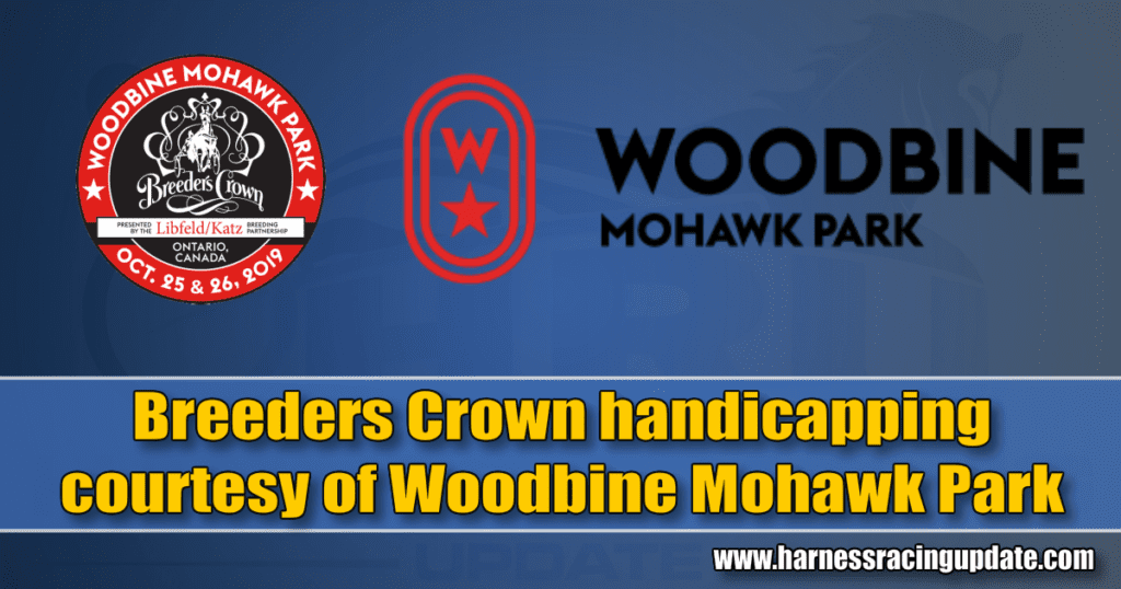 Breeders Crown handicapping courtesy of Woodbine Mohawk Park