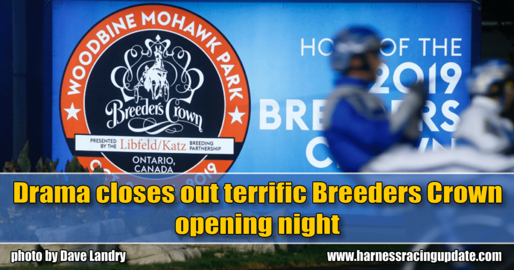 Drama closes out terrific Breeders Crown opening night