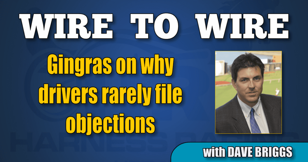 Gingras on why drivers rarely file objections