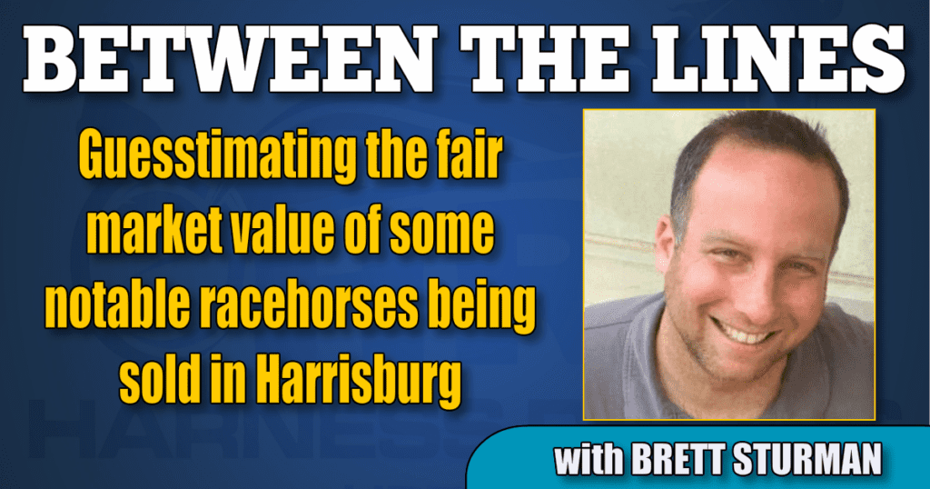 Guesstimating the fair market value of some notable racehorses being sold in Harrisburg