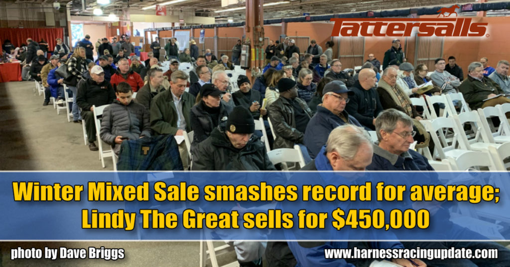 Winter Mixed Sale smashes record for average; Lindy The Great sells for $450,000