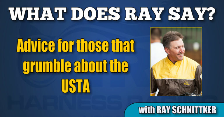 What does Ray say? Advice for those that grumble about the USTA