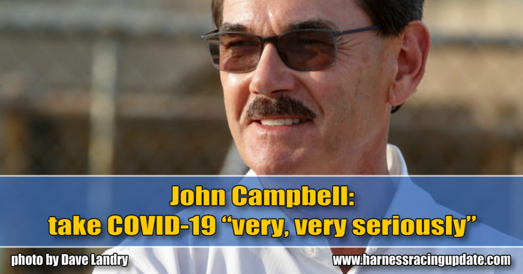 John Campbell: take COVID-19 “very, very seriously”