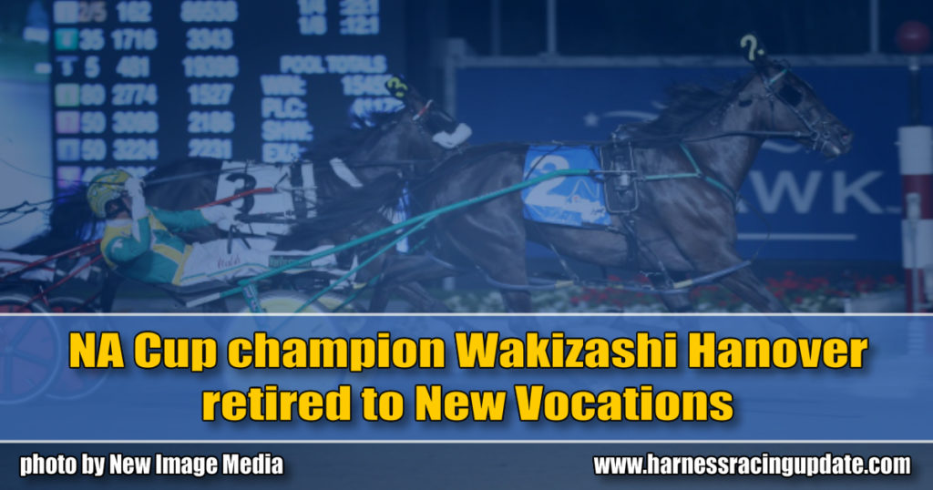 NA Cup champion Wakizashi Hanover retired to New Vocations