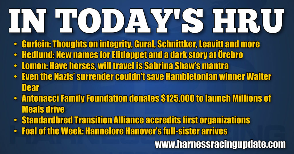 Even the Nazis’ surrender couldn’t save Hambletonian winner Even the Nazis’ surrender couldn’t save Hambletonian winner