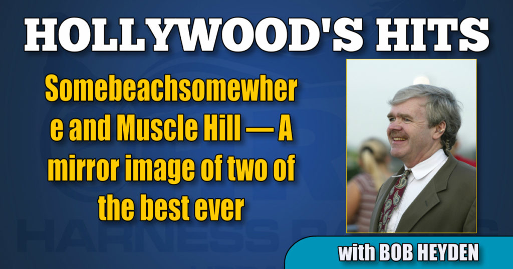 Somebeachsomewhere and Muscle Hill — A mirror image of two of the best ever