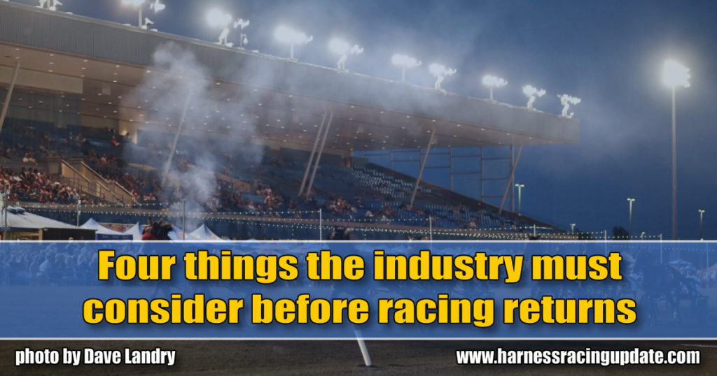 Four things the industry must consider before racing returns