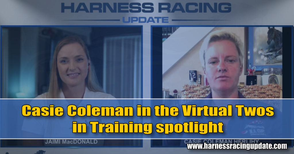 Casie Coleman in the Virtual Twos in Training spotlight