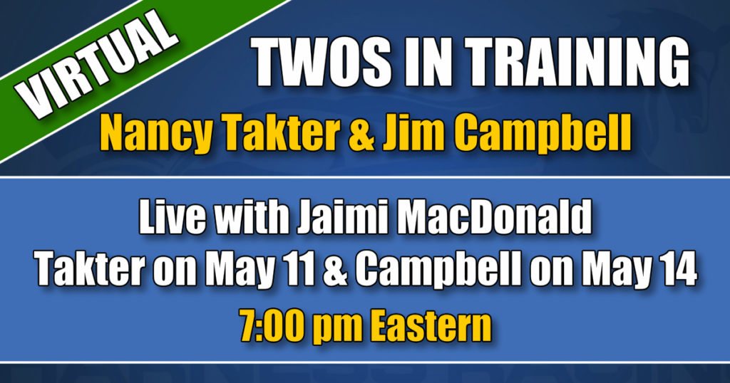 Nancy Takter, Jim Campbell up next in the Virtual Twos in Training spotlight