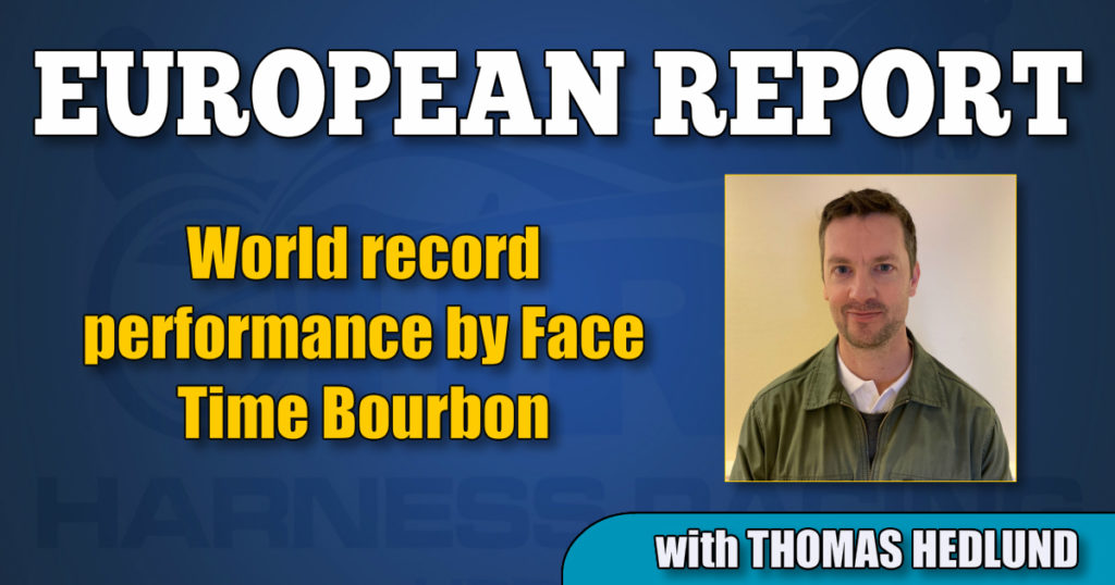 World record performance by Face Time Bourbon