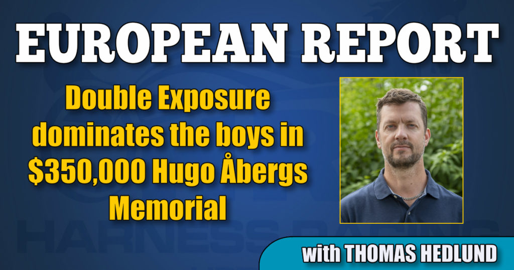 Double Exposure dominates the boys in $350,000 Hugo Åbergs Memorial