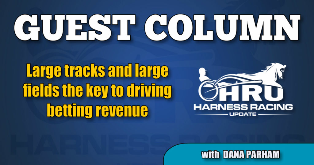 Large tracks and large fields the key to driving betting revenue